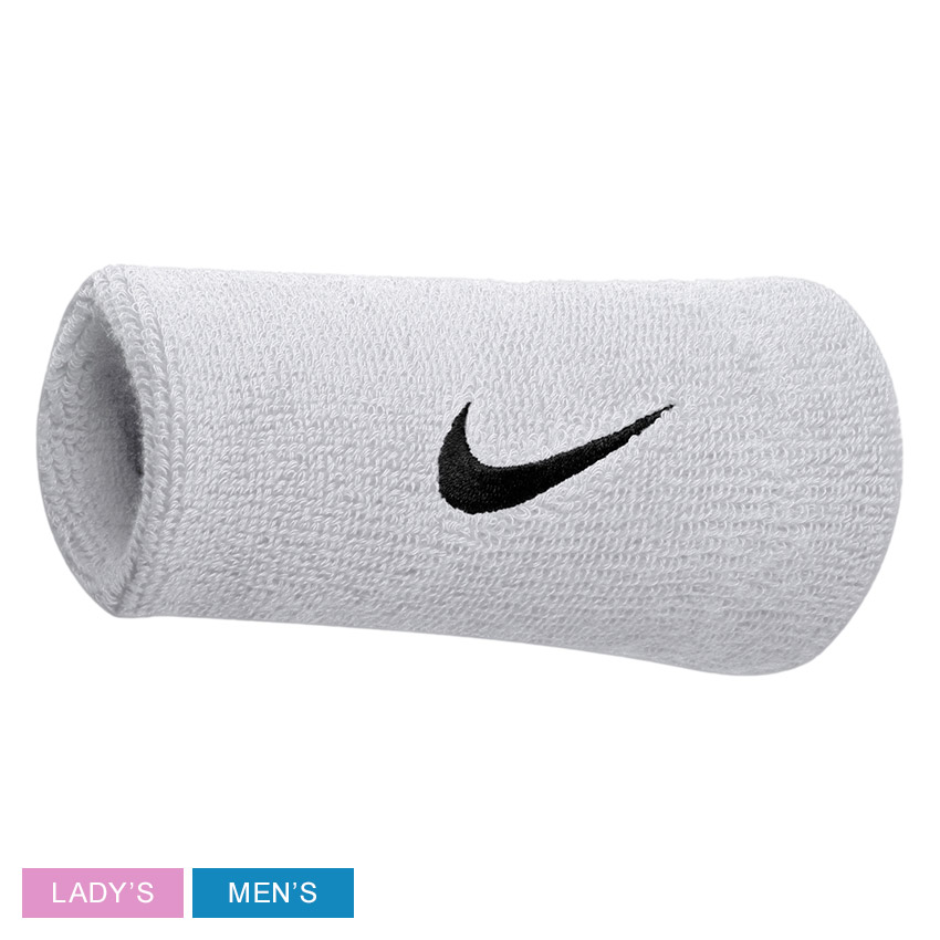 未使用品 NIKE ナイキ スウッシュ ダブルワイド リストバンド