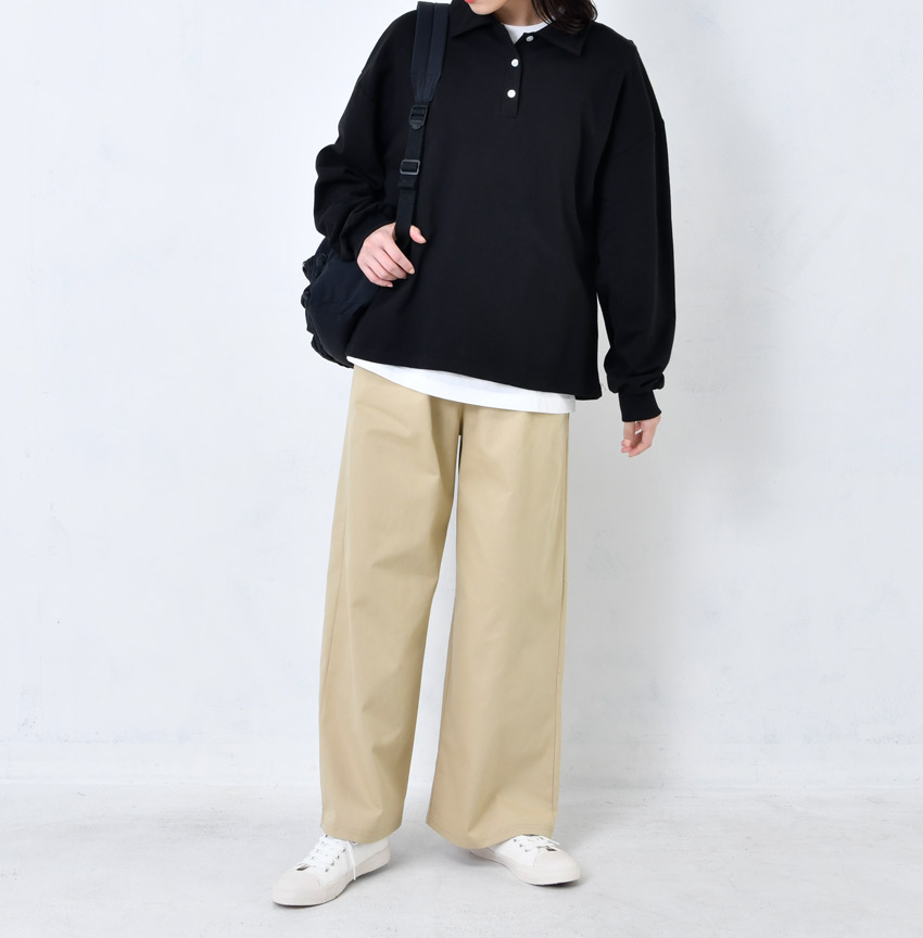 SALE ナンナック ポロシャツ メンズ レディース ハーフボタン