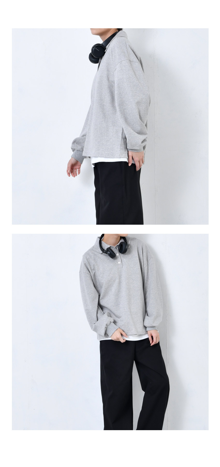 SALE ナンナック ポロシャツ メンズ レディース ハーフボタン