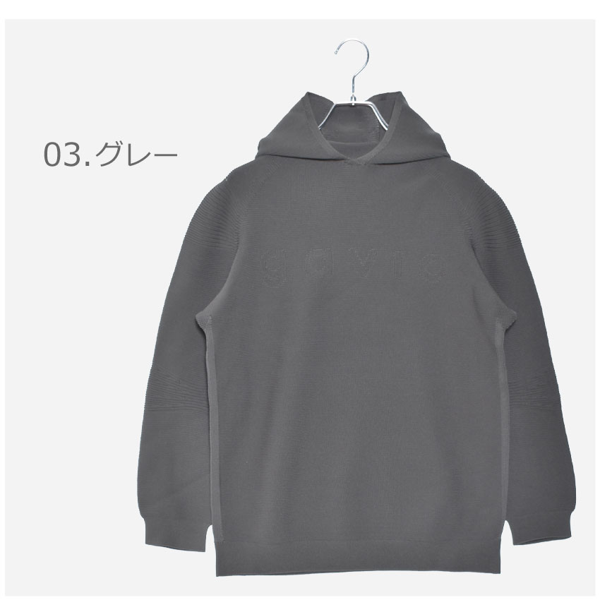 GAViC（ガビック） パーカー メンズ レディース シームレス 3D ニット