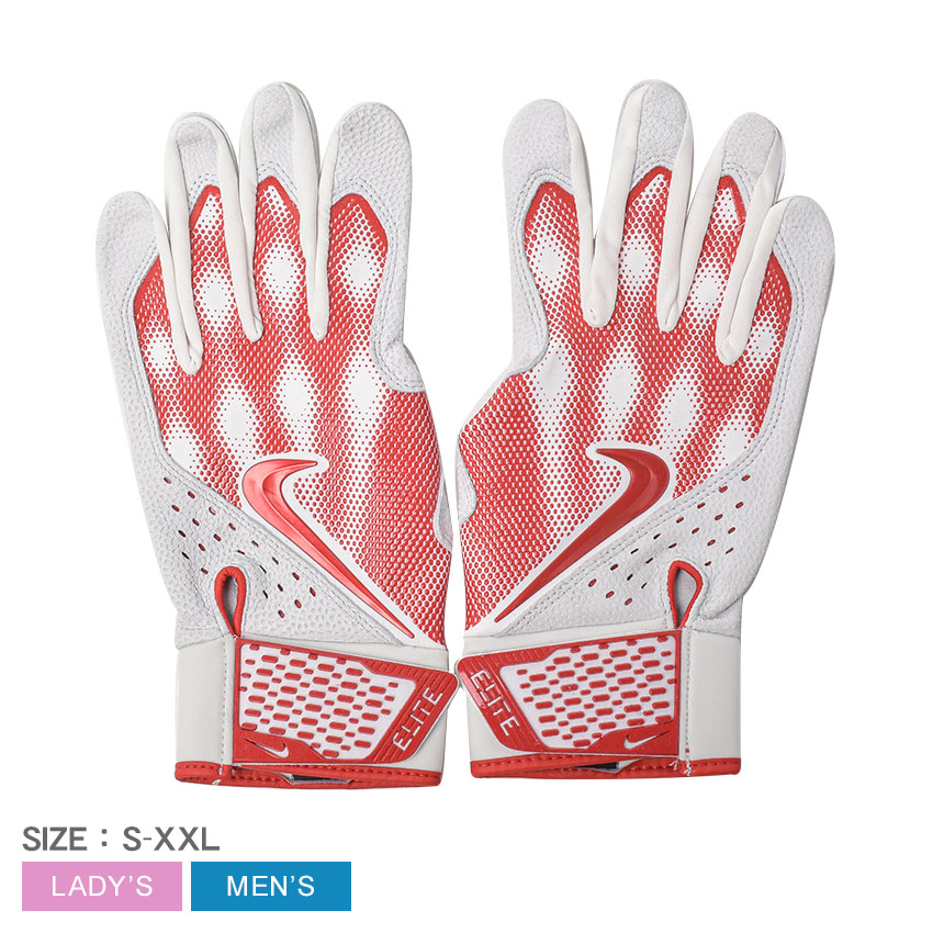 NIKE - NIKE Trout Elite 白×ピンク Sサイズ バッティンググローブ ネコポス配送） ナイキ バッティンググローブ メンズ レディース ALPHA