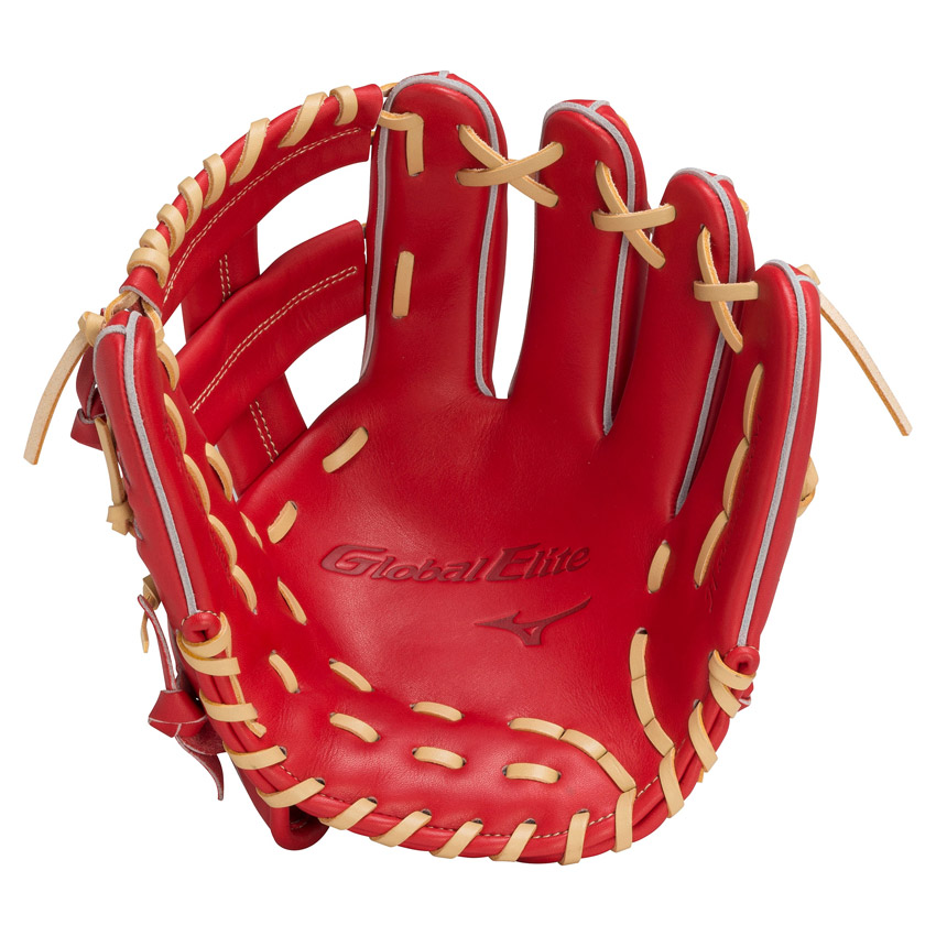 MIZUNO ミズノ グローブ 大人 一般 1AJGR28513 オレンジ レッド