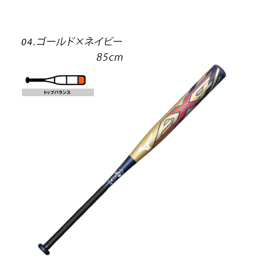 ミズノ 軟式バット ネイビーゴールド 楽天市場】ミズノ（MIZUNO）（メンズ）軟式用金属製バット 野球