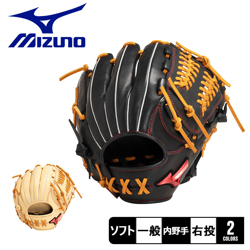MIZUNO ミズノ グローブ 大人 一般 1AJGS29813 ブラック 黒