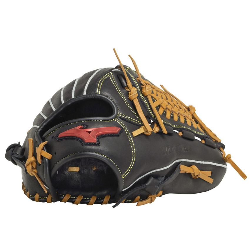 さ*ー様 Mizuno 野球グローブ 黒/オレンジ　ファーストミット 軟式ファーストミット オレンジ | スポーツ用品はスーパー