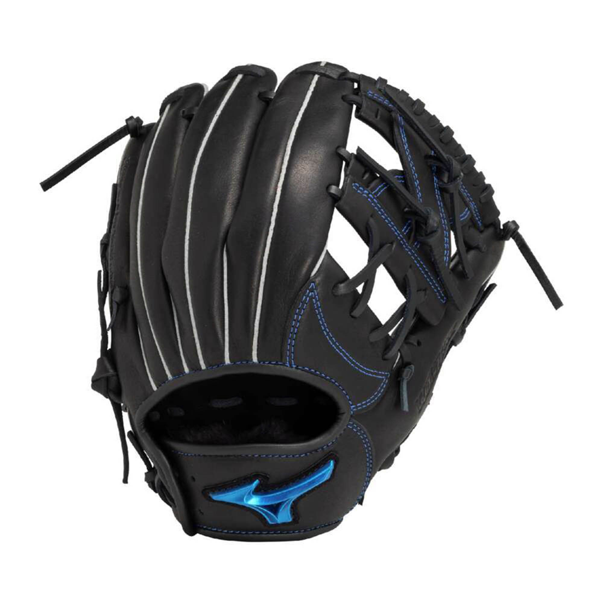ミズノ グローブ キッズ ジュニア ソフトボール用 ウィルドライブ ブルー 【オールラウンド用 サイズM】 MIZUNO 1AJGK32510 黒 | MIZUNO | 01