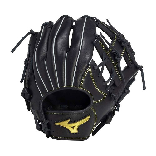 Mizuno 軟式グローブ 黒 小学生サイズ MIZUNO 交換無料 ミズノ 野球 グラブ 軟式用TECH Knit 外野手用