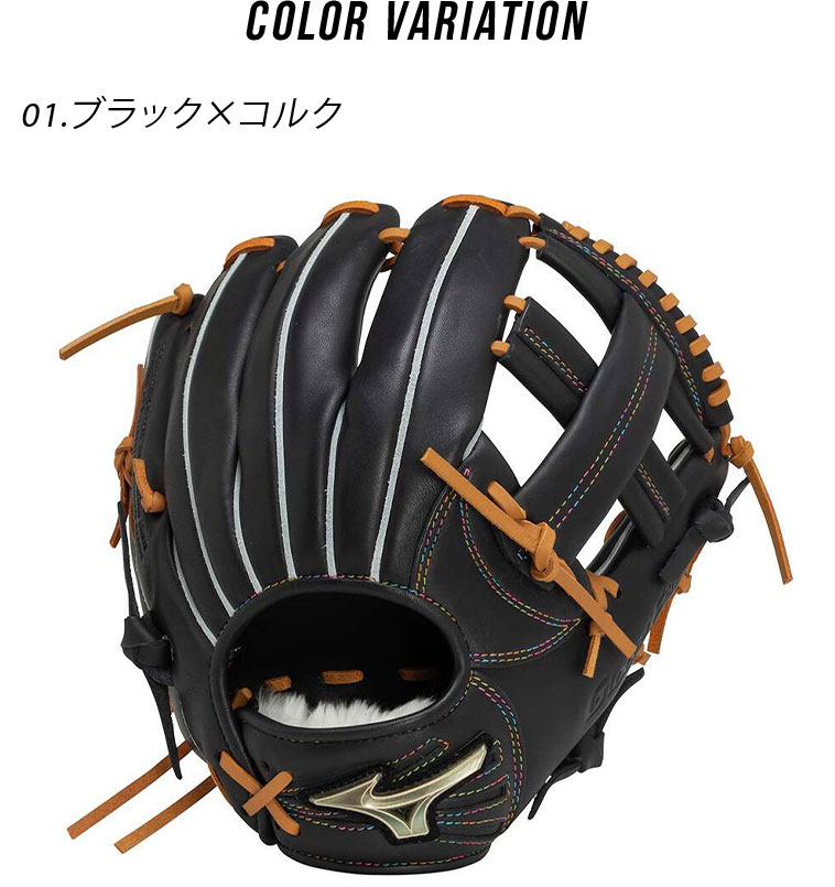 MIZUNO（ミズノ） グローブ MIZUNO 1AJGS31303 ブラック 黒 レッド 赤