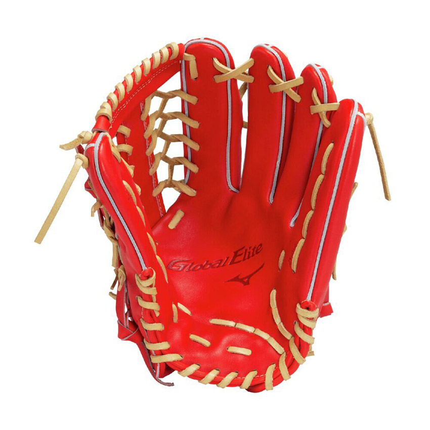 Mizuno オレンジ レザーグローブ 右手用 MIZUNO（ミズノ） グローブ メンズ MIZUNO 1AJGH32417 オレンジ ラーズ