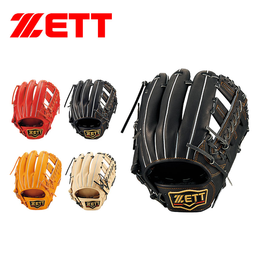ZETT BRGB ゼット　プロステイタス　軟式内野用　ブラック色　セカンド用　グラブ　中古　日本製 プロステイタス 送料無料 ゼット グラブ 軟式 二塁手・遊撃手用