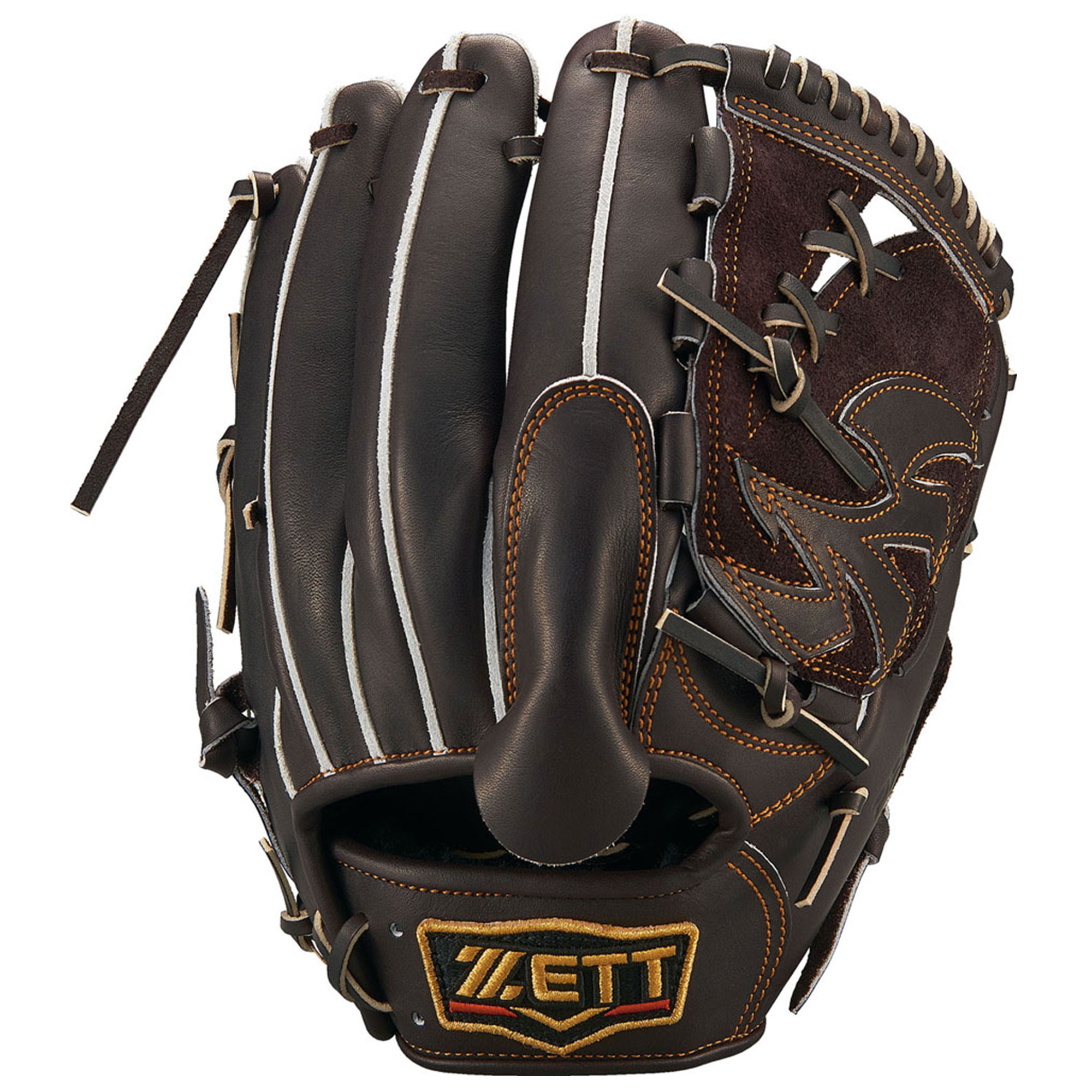 【ZETT】硬式投手用グラブ　右投げ　パステルブラウン 野球 ゼット 限定 硬式グローブ グラブ 投手用 プロステイタス