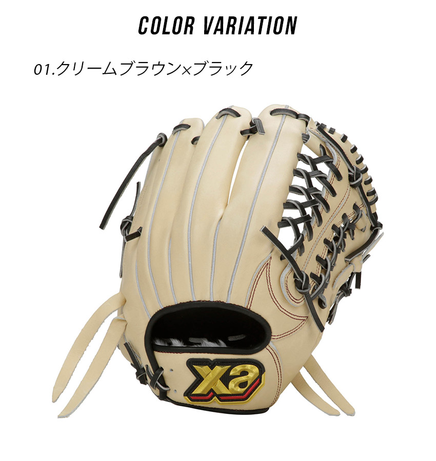 【美品】Xanax ザナックス ファーストミット 軟式用 ブルー✖︎クリーム ザナックス Xanax 軟式用ファーストミット 美品】Xanax ザナックス