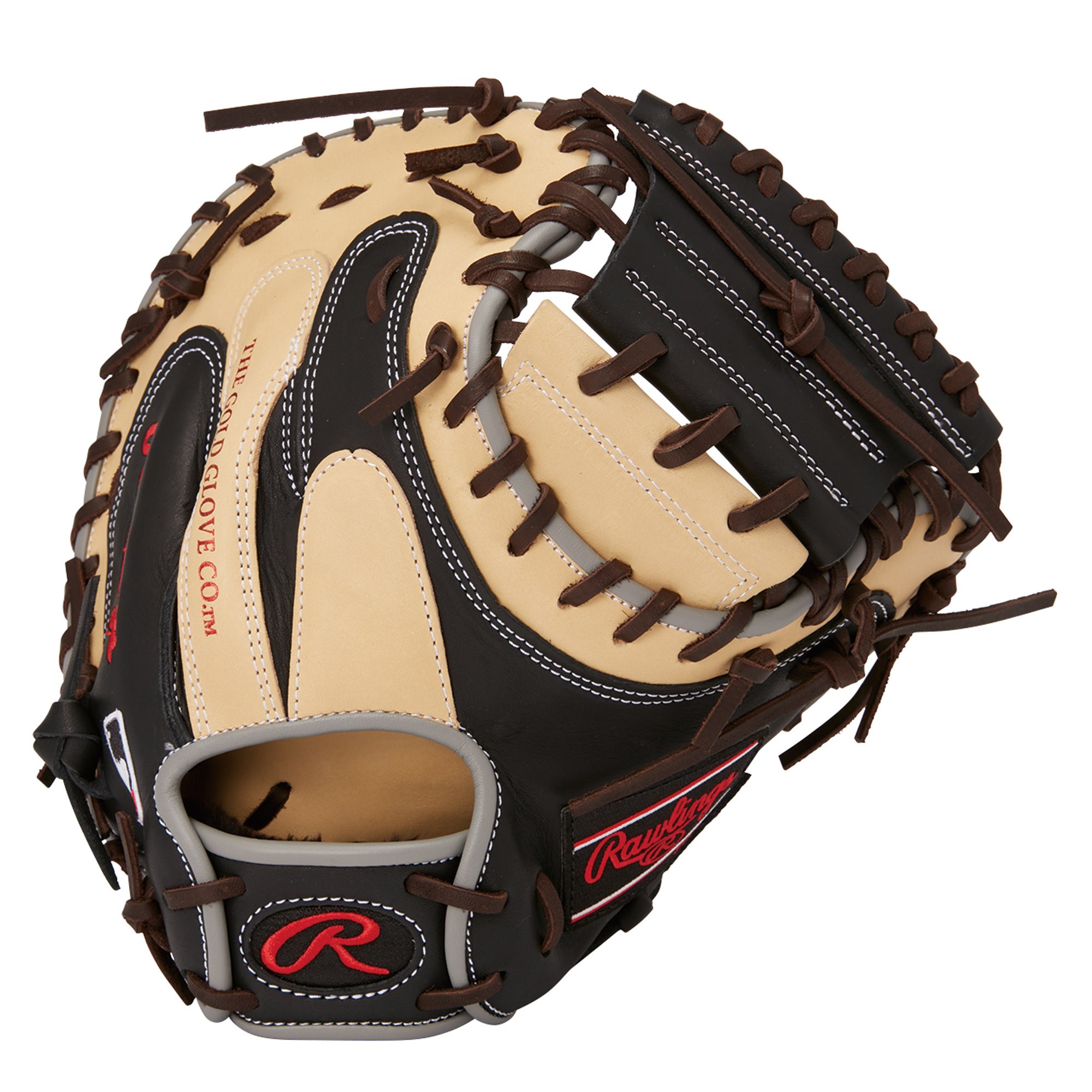 送料無料 ローリングス キャッチャーミット 大人用 一般用 軟式 HOH MLB COLOR SYNC キャッチャー用 Rawlings GR3HM2AC ブラック 黒 青 紺｜z-craft｜05