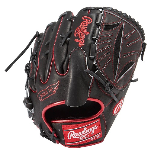 ローリングス グローブ 大人 一般 軟式 HOH METALLIC 投手用 Rawlings GR3FHMA15W ベージュ ブラック 黒 レッド 赤  ブルー 青