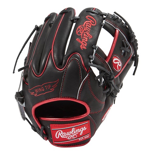 ローリングス グローブ 大人 一般 軟式 HOH METALLIC 内野手用 Rawlings GR3FHMN52W ブラック 黒 レッド 赤 ネイビー 紺 野球｜z-craft｜02