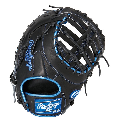 ローリングス グローブ 大人 一般 軟式 HOH METALLIC ファースト用 Rawlings GR3FHM3ACD ブラック 黒 レッド 赤 ネイビー 紺｜z-craft｜03