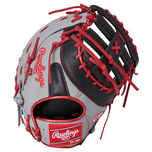 ローリングス グローブ・ミット ユニセックス 軟式 HOH MLB COLOR SYNC [ファースト用] サイズ 12.5 Rawlings GR4HM3ACD 茶 黒｜z-craft｜02