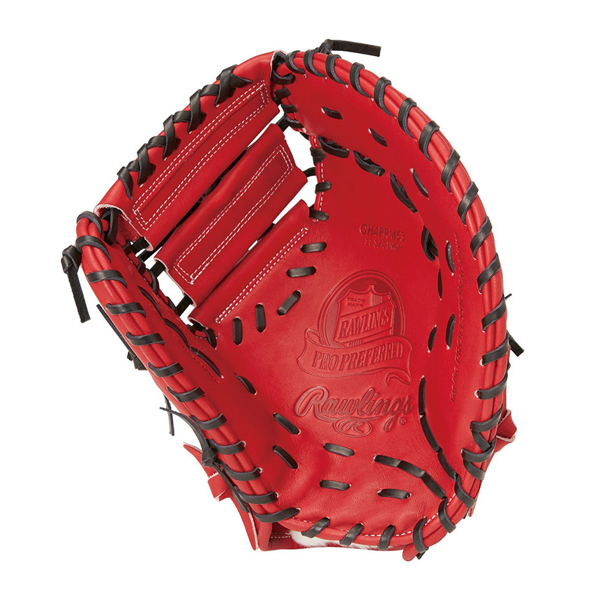 Rawlings PRO PAVEL レッド グローブ 目玉商品！ 破け グローブ Rawlings プロフェッショナルモデル