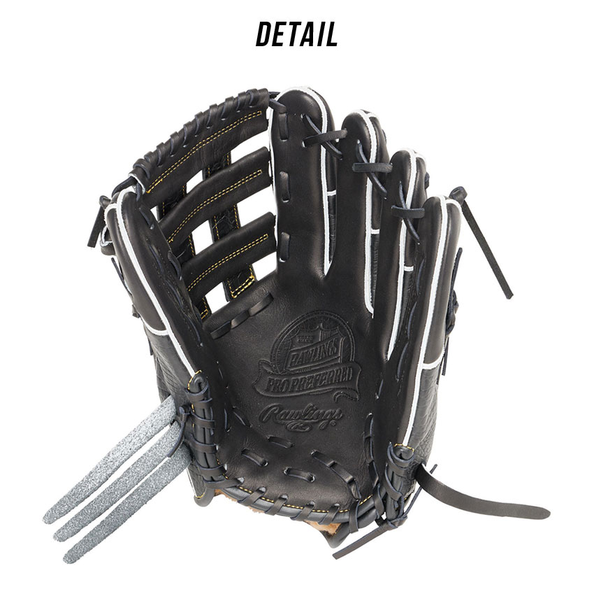 Rawlings 硬式野球用グローブ 黒 Rawlings 硬式グローブ 黒