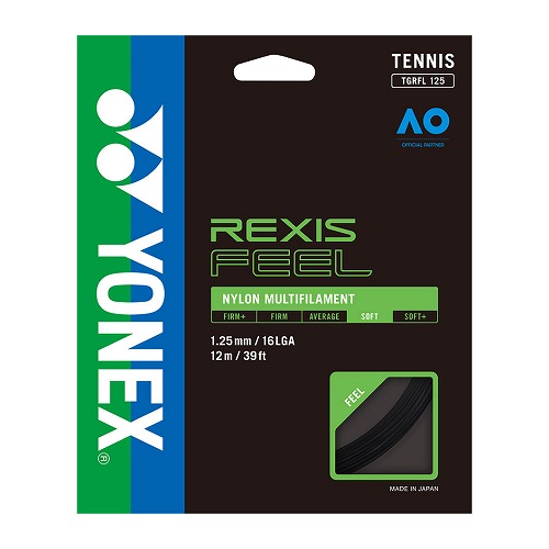 （ゆうパケット可） ヨネックス テニス ストリングス メンズ レディース レクシスフィール YONEX TENNIS TGRFL ホワイト 白 イエロー テニス ガット｜z-craft｜02