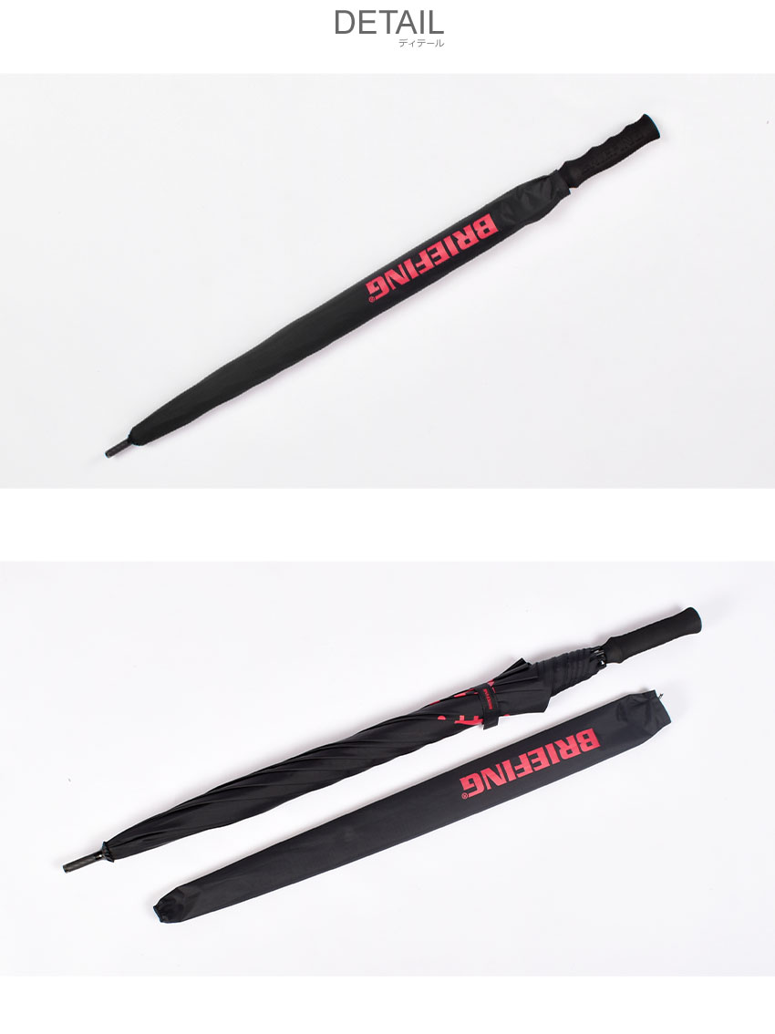 BRIEFING ゴルフ用傘　黒✖️レッド ブリーフィング BRIEFING 【日本正規品】 ブリーフィング ゴルフ