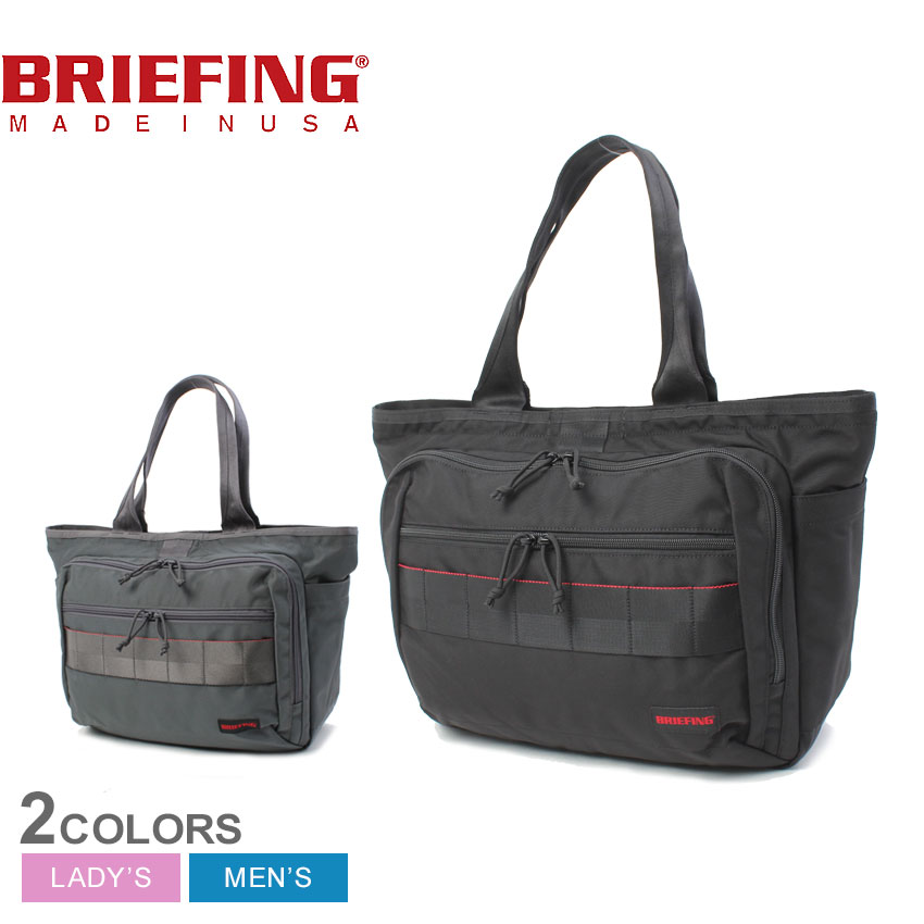 BRIEFING ブラック/スクエアトート BRA241T6 USA製 BRIEFING（ブリーフィング） 並行輸入 トートバッグ ジャンプ