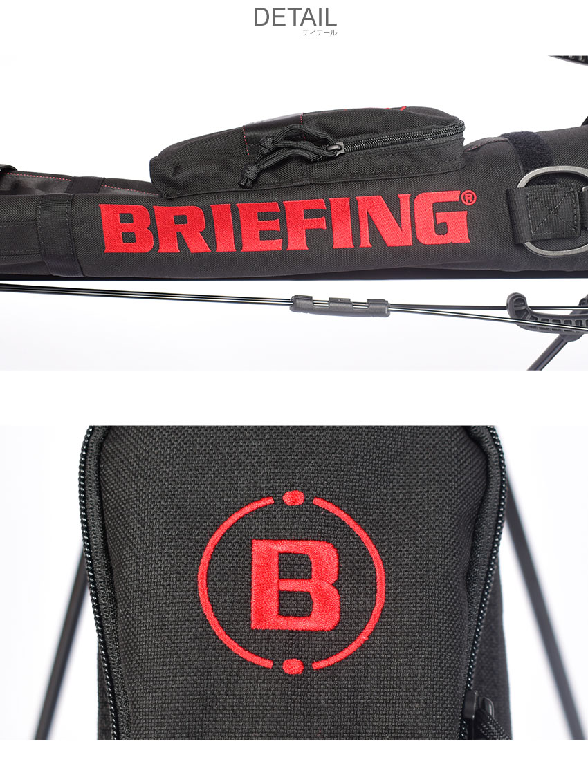 BRIEFING ゴルフバッグ スタンド式 黒　復刻版 dショッピング |日本正規品 ブリーフィング ゴルフ キャディ