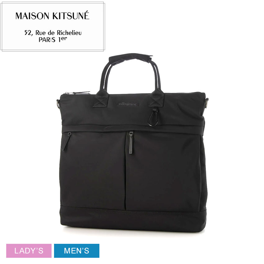 MAISON KITSUNE（メゾン キツネ） ナイロントートバッグ メンズ