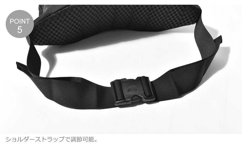 madeffect 再構築ウエストバッグ　ブラック madeffect 再構築ウエストバッグ ブラック
