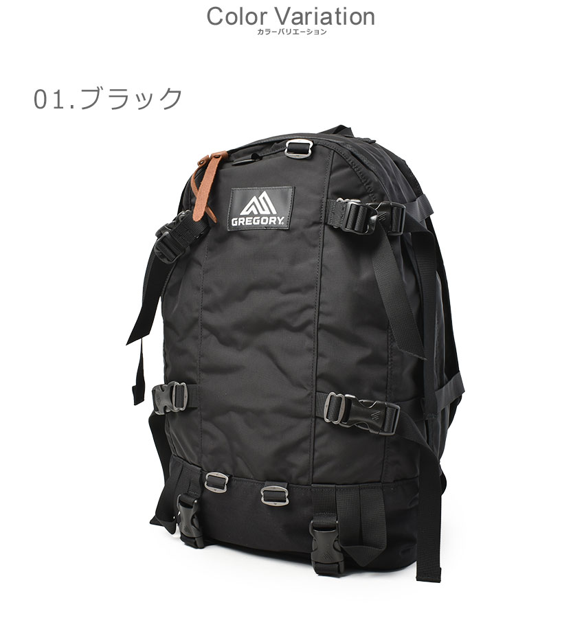 GREGORY ブラックリュック・バックパック GREGORY デイバック リュック バックパックS BACKPACK S