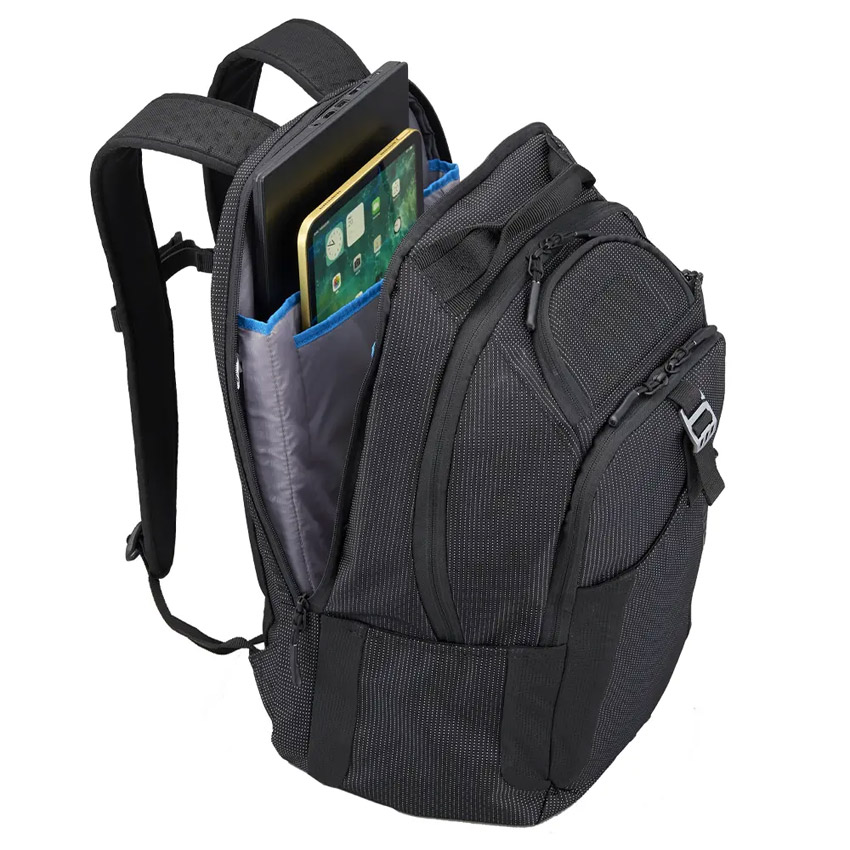 THULE ブラックリュック 反射ストライプ付き THULE ブラックリュック 反射ストライプ付き