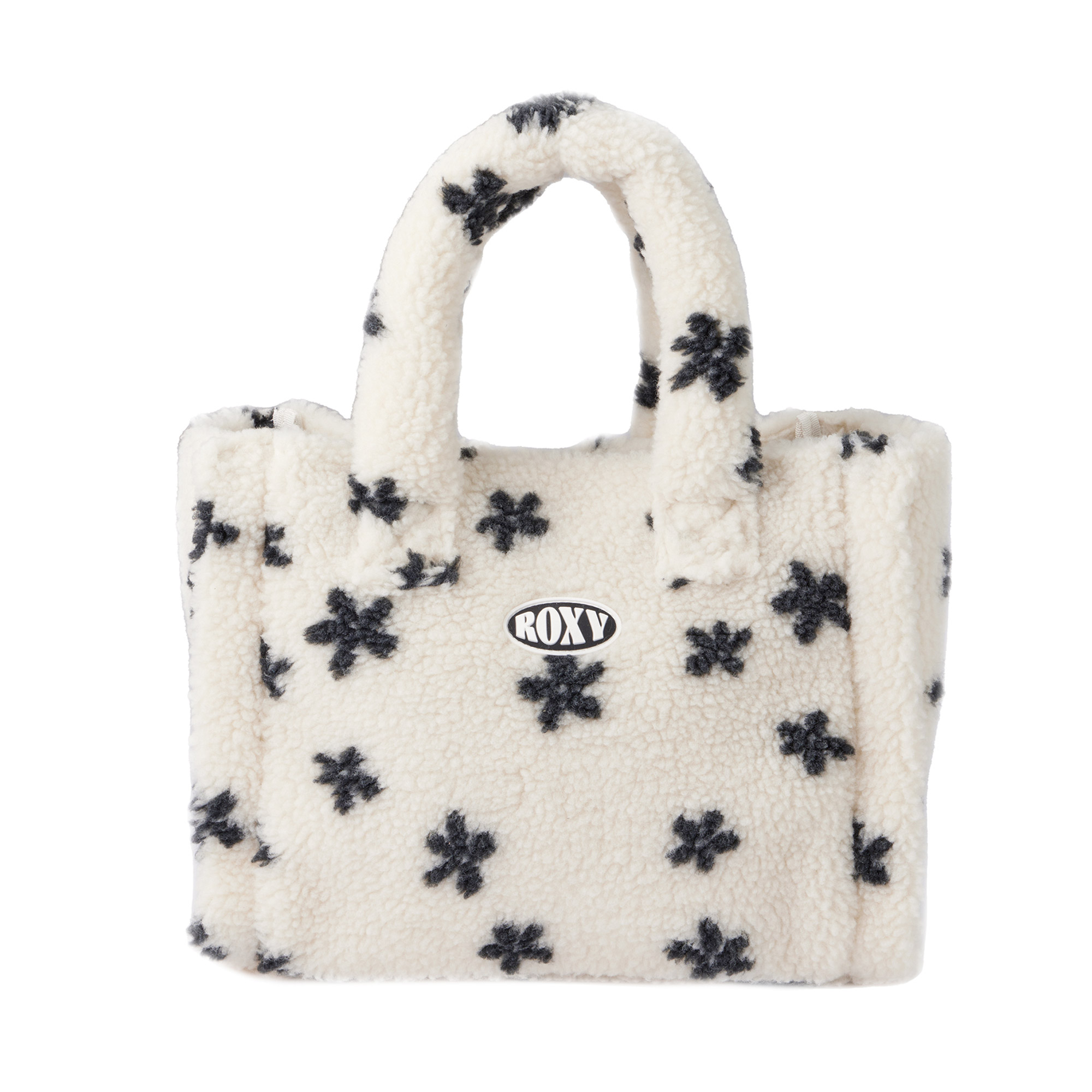 ロキシー トートバッグ レディース CREIL TOTE ミニトート ROXY RBG234315 ホワイト 白 ブルー 青 鞄 かばん ボア 総柄 花柄｜z-craft｜03