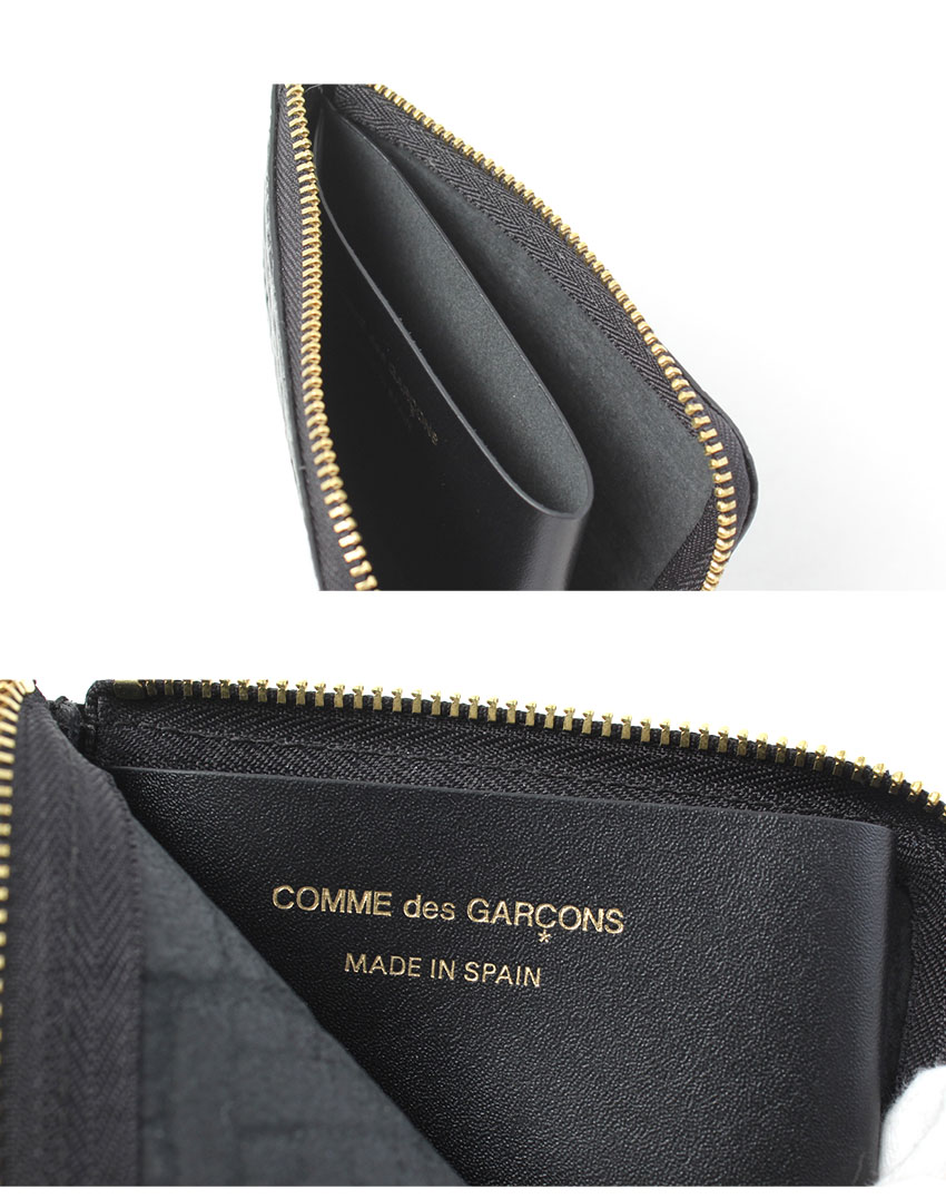 COMME des GARCONS コムデギャルソン SA3100BK エンボス 財布 COMME des GARCONS コムデギャルソン SA3100BK エンボス 財布