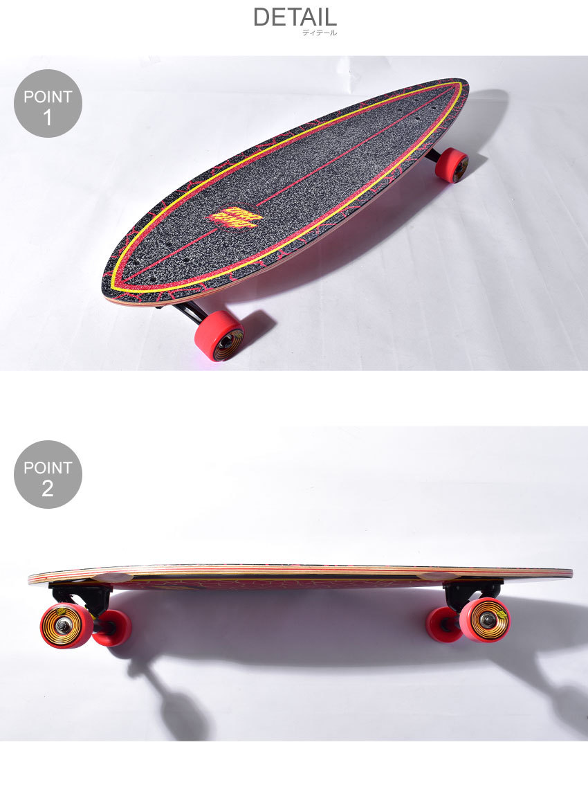 SANTA CRUZ（サンタクルーズ） スケートボード PINTAIL FLAME DOT 9.2