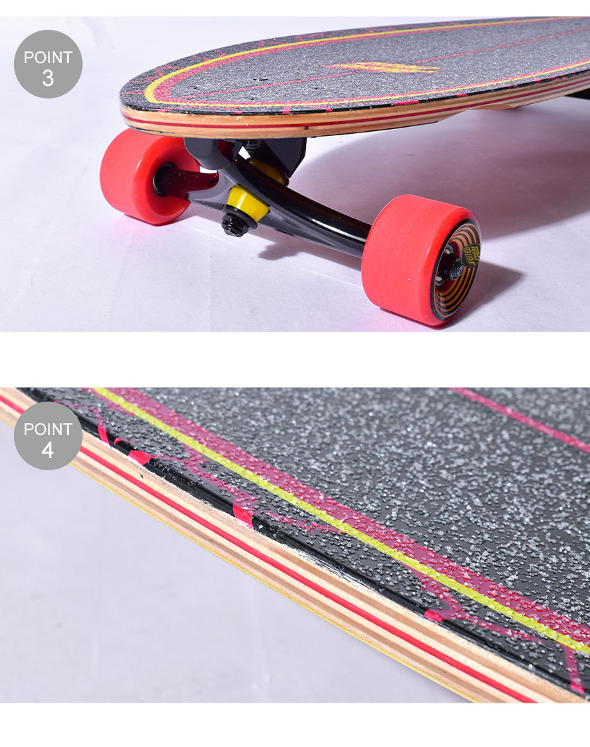 SANTA CRUZ（サンタクルーズ） スケートボード PINTAIL FLAME DOT 9.2