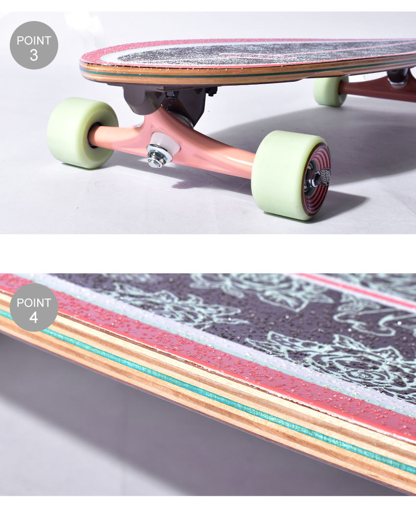 SANTA CRUZ（サンタクルーズ） スケートボード PINTAIL FLORAL DECAY