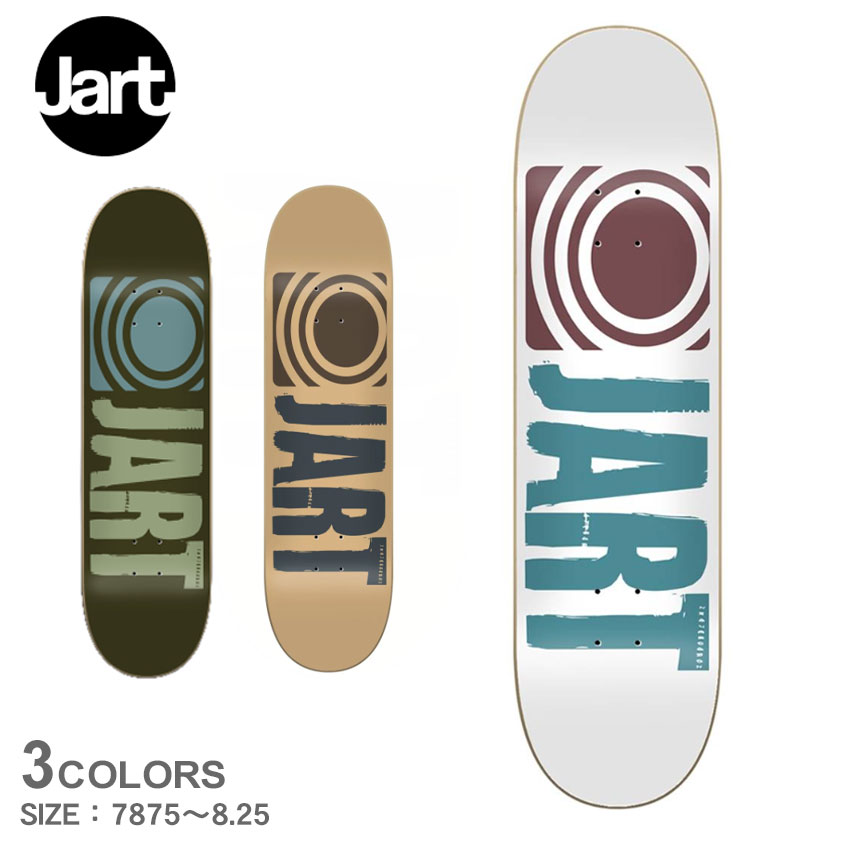 ジャート スケートボード デッキ メンズ レディース CLASSIC DECK JART
