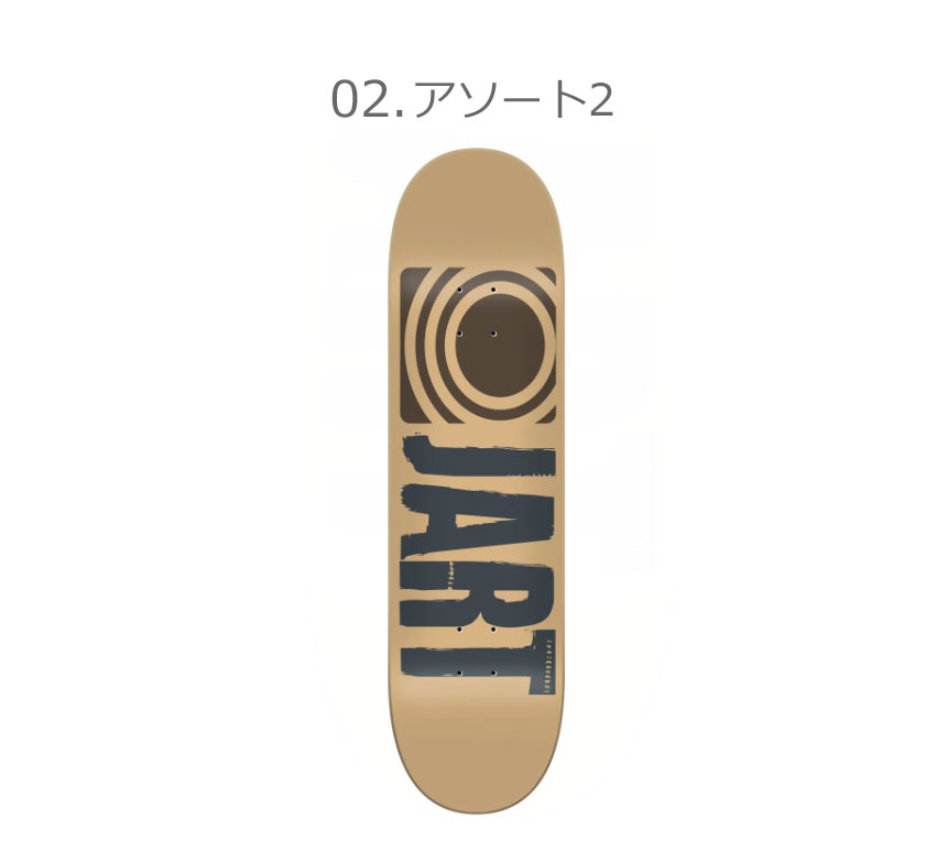ジャート スケートボード デッキ メンズ レディース CLASSIC DECK JART