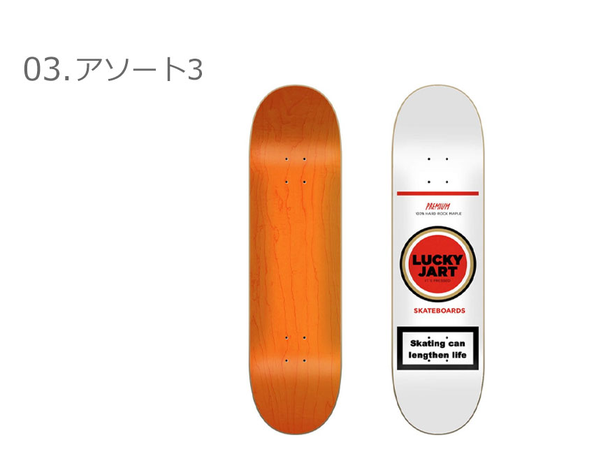 ジャート スケートボード デッキ メンズ レディース LIFE DECK JART