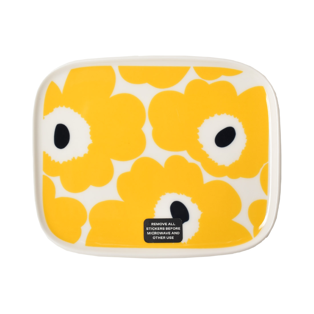 マリメッコ 60thプレート【イエロー】＋プレートセット【新品・未使用】 marimekko（マリメッコ） 食器 プレート 15×12 MARIMEKKO 71067 63436