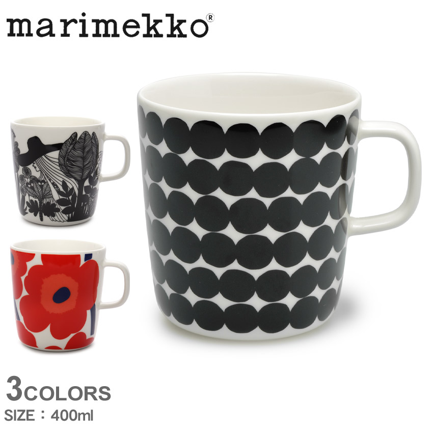 マリメッコ 食器 MARIMEKKO ブラック 黒 ホワイト 白 レッド 赤 マグ コップ コーヒーカップ インテリア 水玉 ドット ウニッコ 花柄  総柄 おしゃれ 定番 北欧 :7403-0049:Z-MALL ヤフーショッピング店 - 通販 - Yahoo!ショッピング