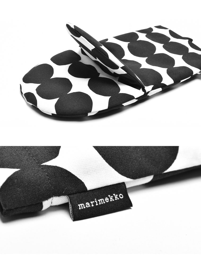 marimekko（マリメッコ） エプロン 鍋つかみ オーブンミトン 3点セット