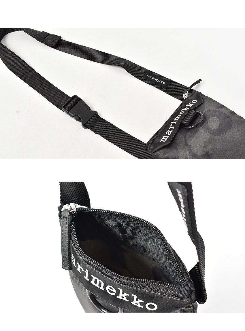 未使用marimekkoスウェード ショルダーバッグ型押し本革マリメッコウニッコ marimekko（マリメッコ） ショルダーバッグ メンズ レディース ニート