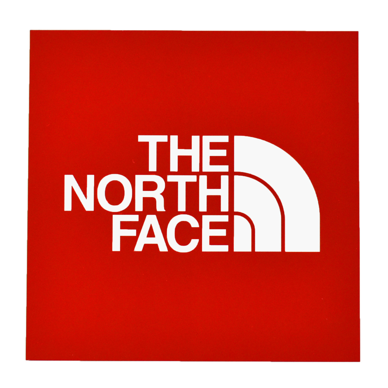（ゆうパケット可） ザ ノースフェイス ステッカー TNF スクエアロゴステッカー THE NORTH FACE NN32014 黒 レッド 赤 雑貨 おしゃれ ロゴ｜z-craft｜02