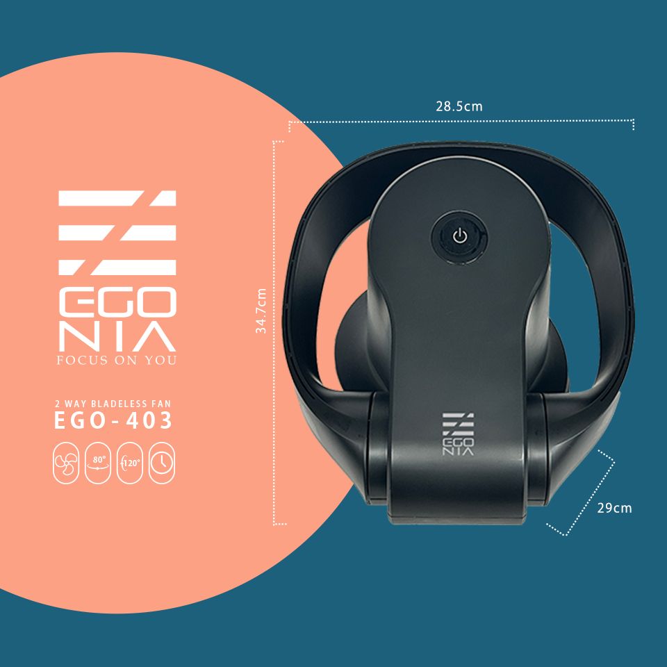 エゴニア 扇風機 メンズ レディース 2WAY 羽なしファン EGONIA EGO-403