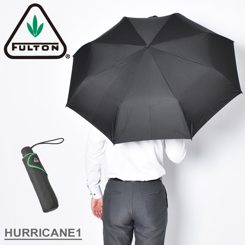 フルトン 折りたたみ 傘 HURRICANE1 G839 026212 メンズ レディース 雨具 おしゃれ シック ブランド 軽い 黒 FULTON  黒 ブラック :77410200:マスク・スニーカーならZ-CRAFT - 通販 - Yahoo!ショッピング