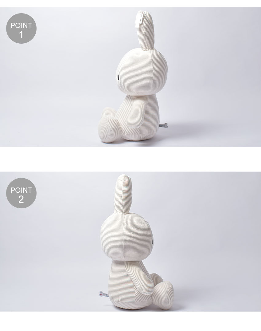 ボントントイズ ミッフィー ぬいぐるみ コーデュロイ 70cm 特大 ホワイト 楽天市場】ミッフィー ぬいぐるみ 特大 70cm コーデュロイ