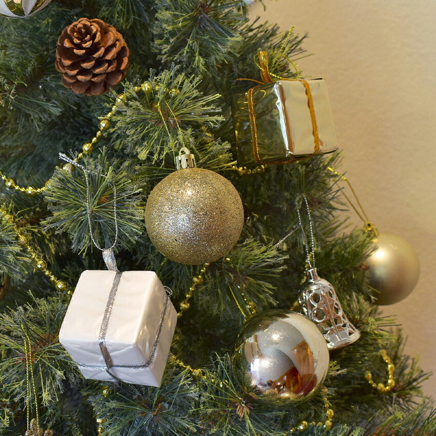 クリスマスツリー 北欧風 クリスマスツリーの木 オーナメントセット 60cm 赤 金 銀 青 飾り スリム  :7760-0007:マスク・スニーカーならZ-CRAFT - 通販 - Yahoo!ショッピング