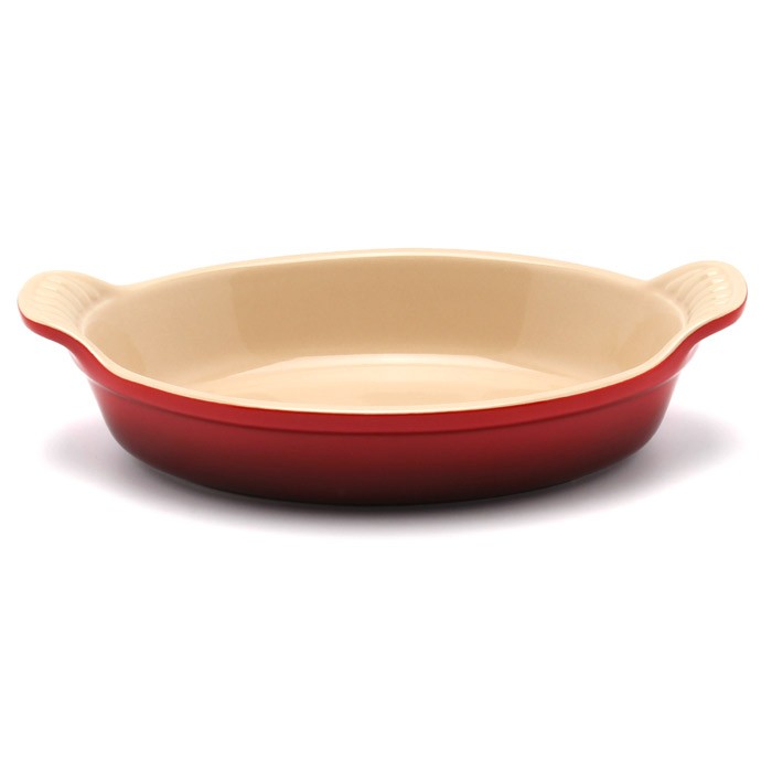 ル・クルーゼ グラタン皿 メンズ レディース オーバルディッシュ 20ｃｍ LE CREUSET PG0400-20 ホワイト 白 レッド 赤 ブルー  青