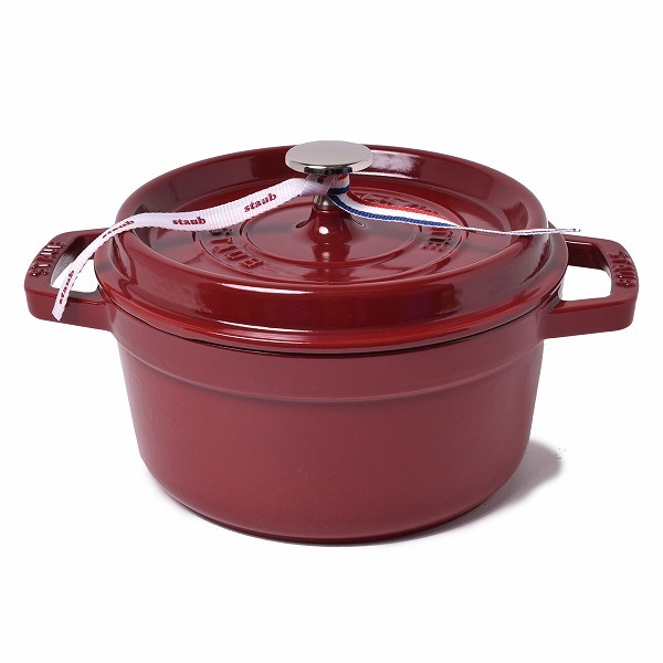 送料無料 ストウブ ココット鍋 ピコ ココット ラウンド 20cm STAUB 黒